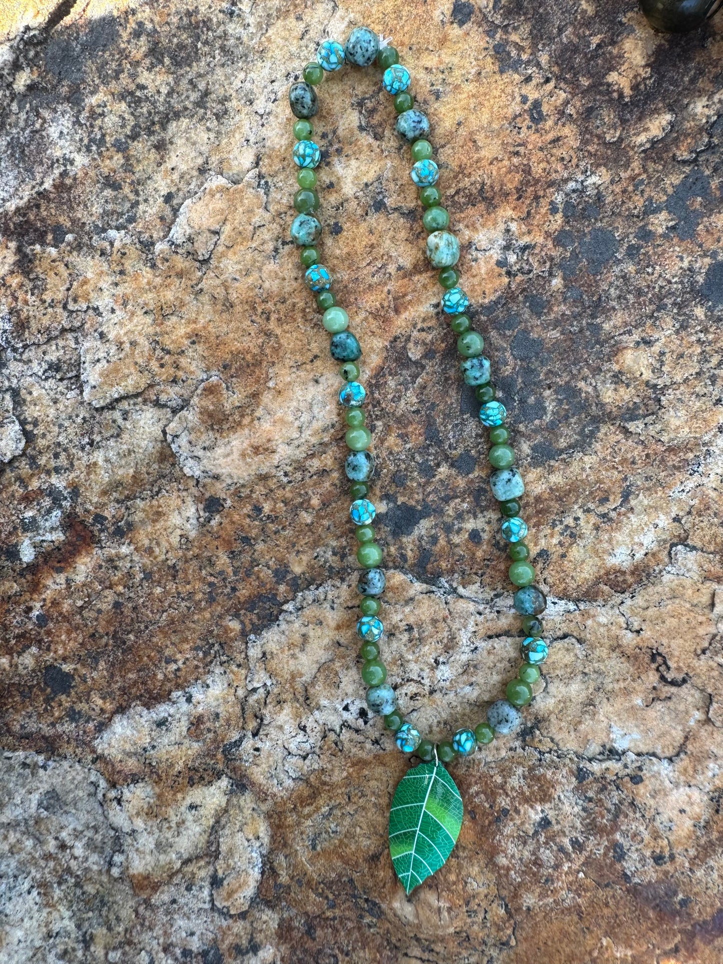 Green Leaf Necklace